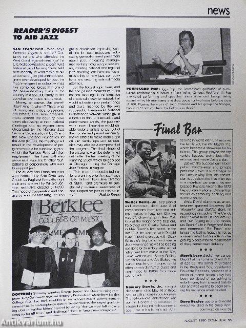 DownBeat August 1990