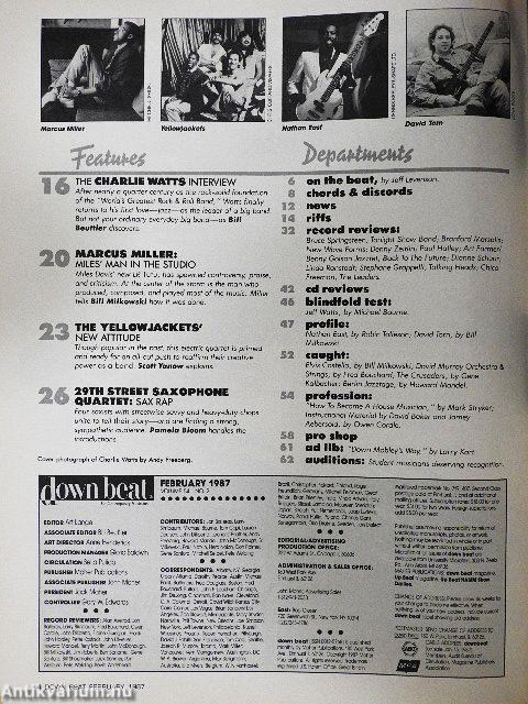 DownBeat February 1987