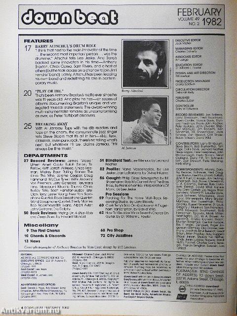 DownBeat February 1982