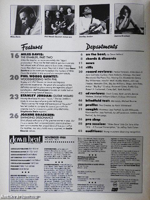DownBeat November 1988