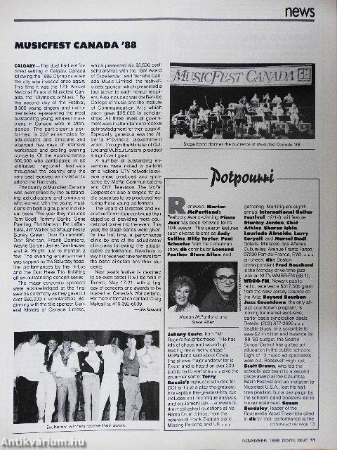 DownBeat November 1988