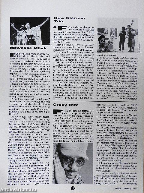 DownBeat February 1992