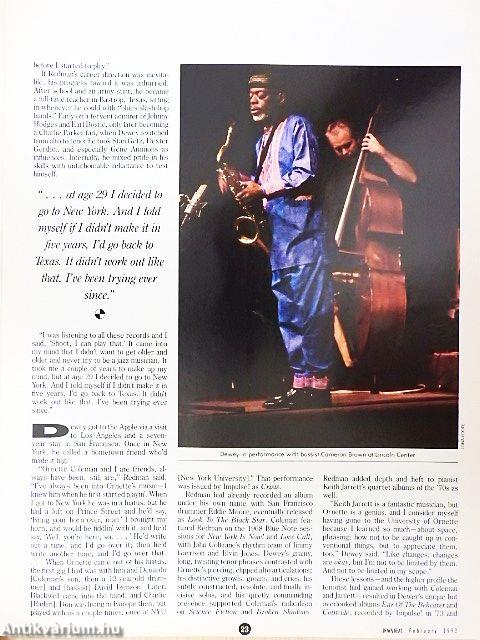 DownBeat February 1992