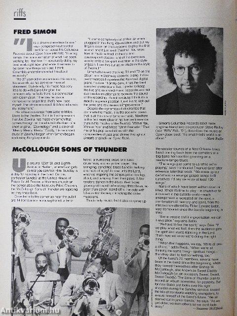 DownBeat April 1991