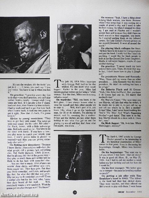 DownBeat December 1991