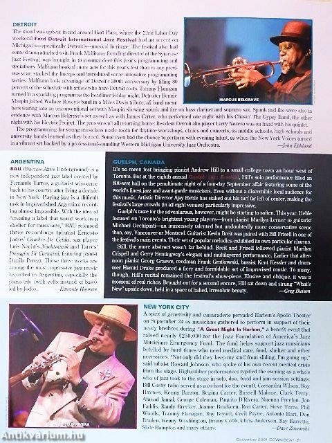 DownBeat December 2001