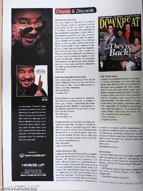 DownBeat October 2008