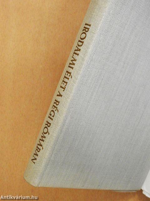 Irodalmi élet a régi Rómában