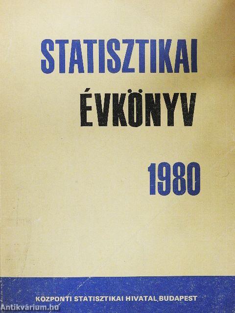 Statisztikai évkönyv 1980