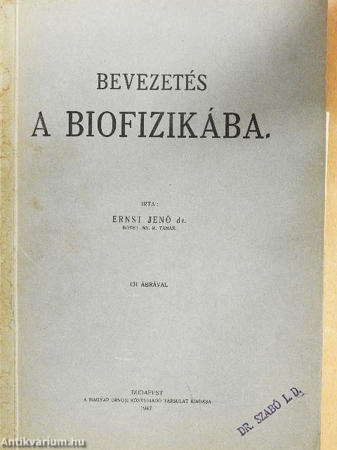 Bevezetés a biofizikába