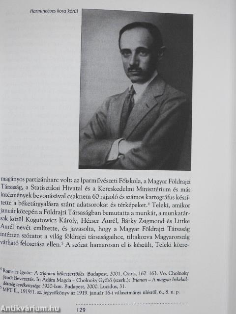 Teleki Pál (dedikált példány)