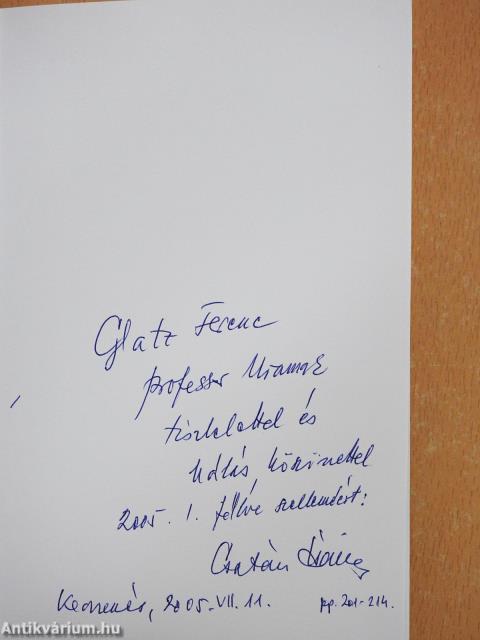 Túlélő falvak (számozott, dedikált példány)