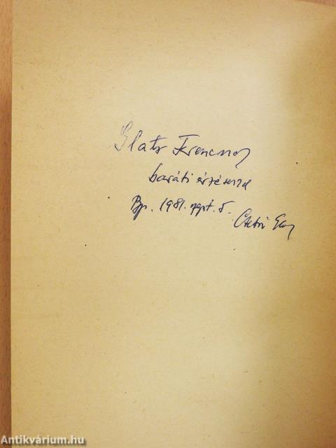 Erdély változó társadalma (dedikált példány)