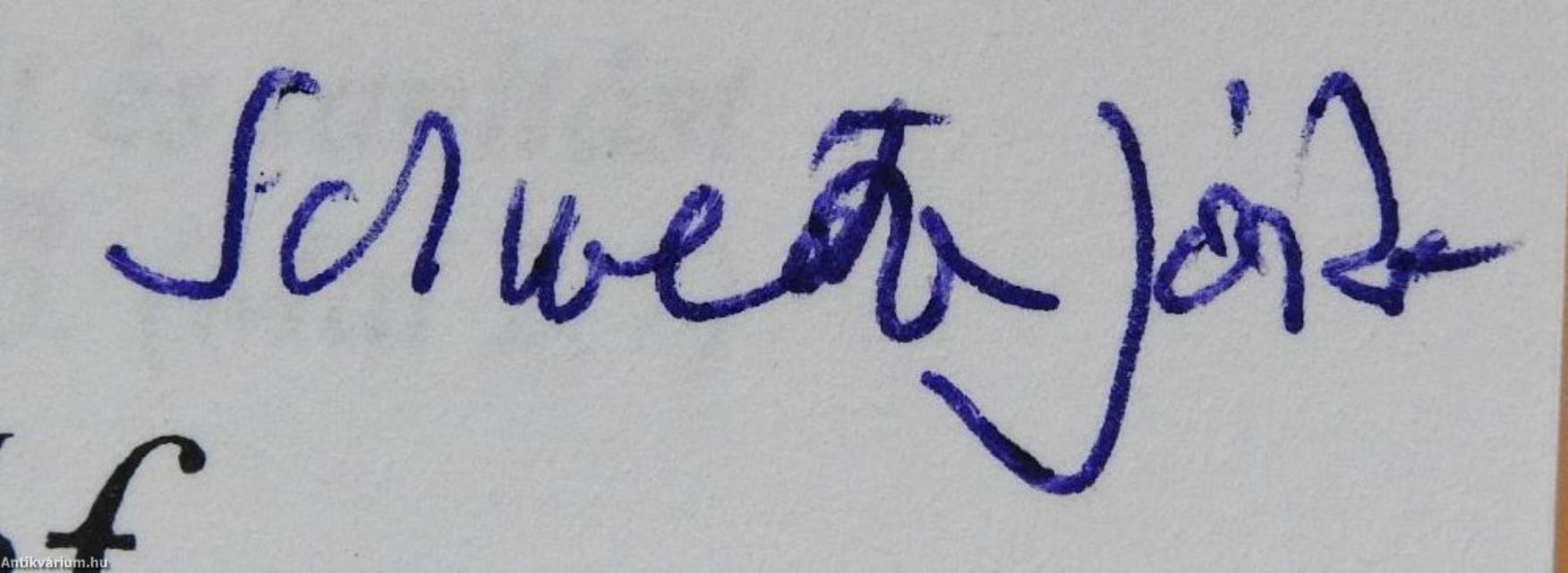 Széfer József (dedikált példány)