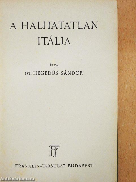 A halhatatlan Itália