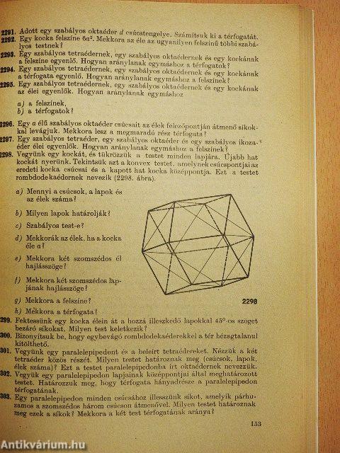Geometriai feladatok gyűjteménye I.