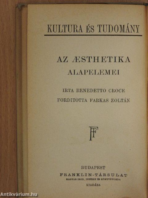 Az aesthetika alapelemei