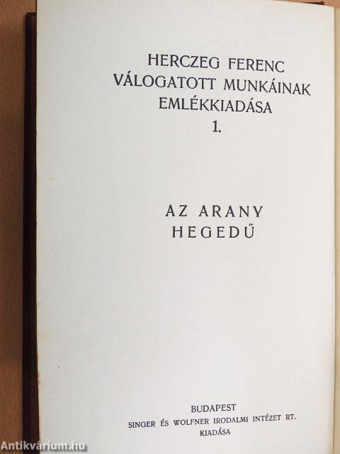 Herczeg Ferenc válogatott munkáinak emlékkiadása 1-40.