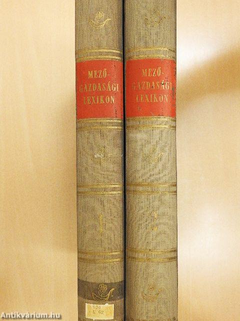 Mezőgazdasági Lexikon 1-2.