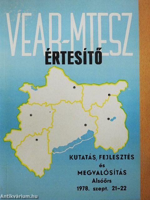 VEAB-MTESZ értesítő 1978. 