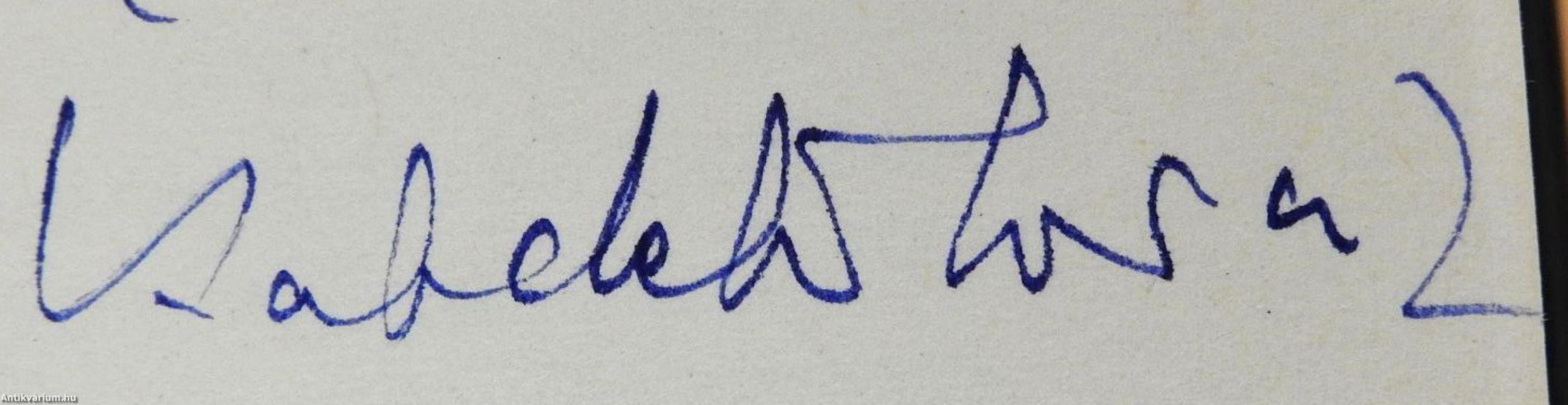 Útkeresés és különbéke (dedikált példány)