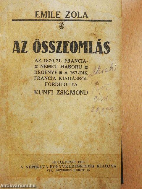 Az összeomlás
