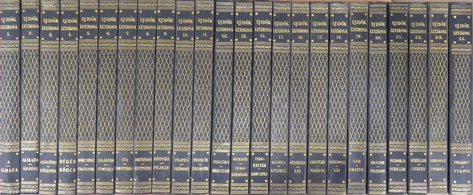 Uj idők lexikona 1-24.