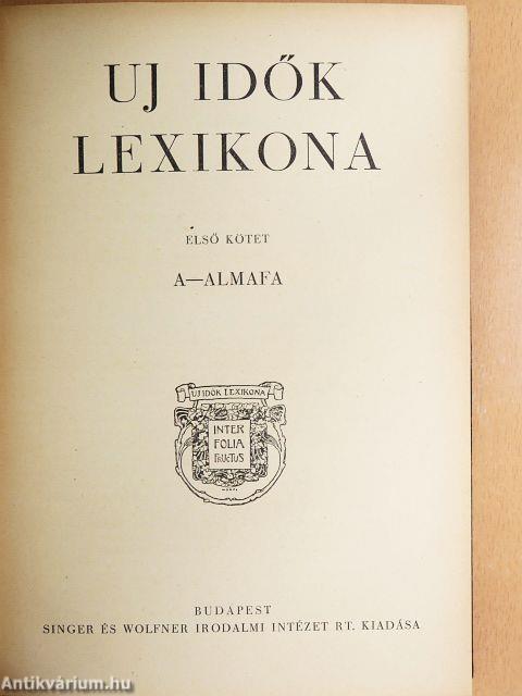 Uj idők lexikona 1-24.