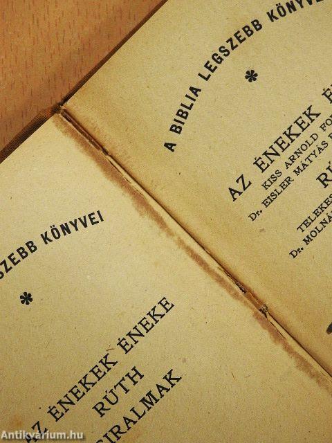 Az Énekek Éneke/Rúth/Siralmak/Jób I-II./Koheleth/Eszter