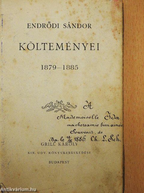 Endrődi Sándor költeményei