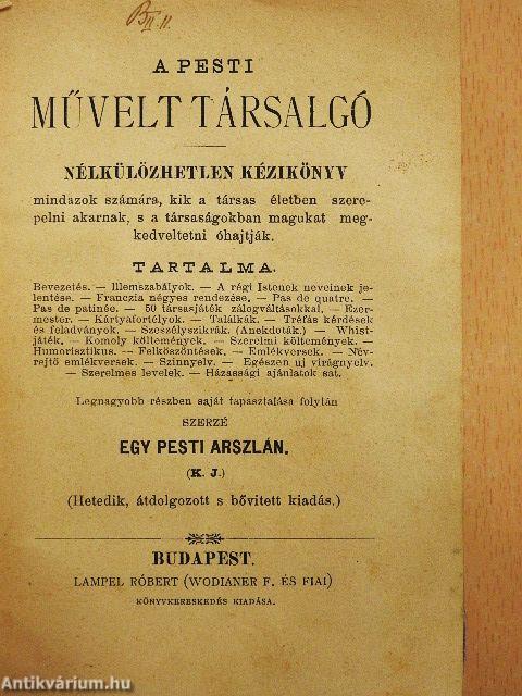 A pesti művelt társalgó