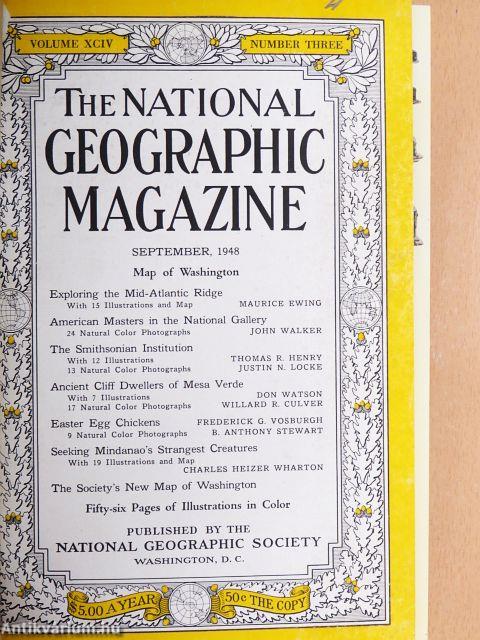 The National Geographic Magazine (vegyes számok) (5 db)
