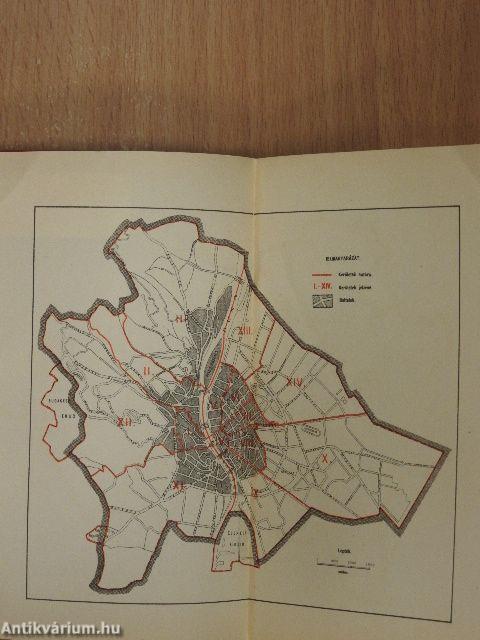 Budapest Székesfőváros Statisztikai Zsebkönyve 1939