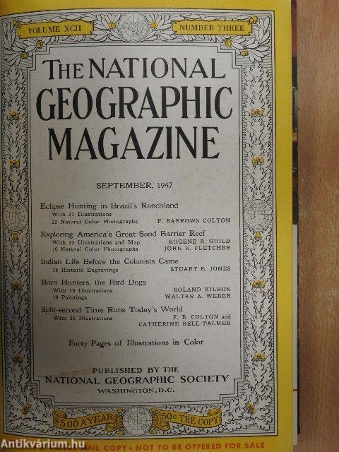 The National Geographic Magazine (vegyes számok) (5 db)