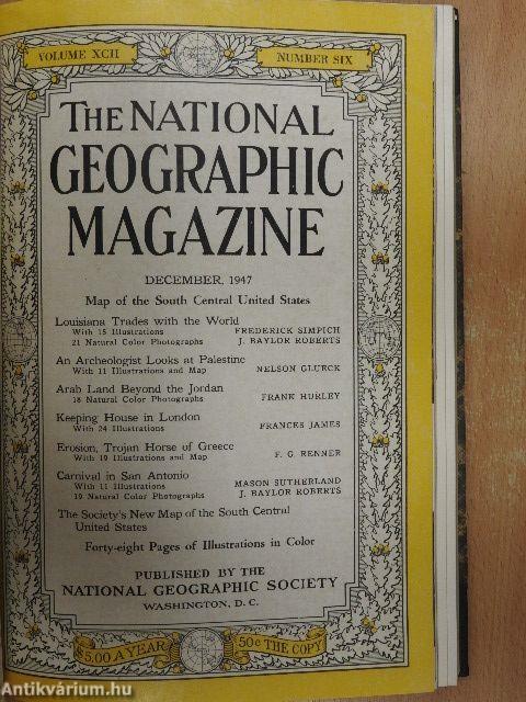 The National Geographic Magazine (vegyes számok) (5 db)