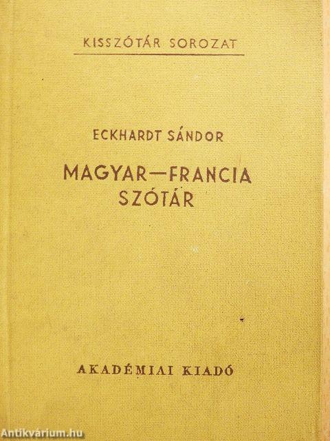 Magyar-francia szótár