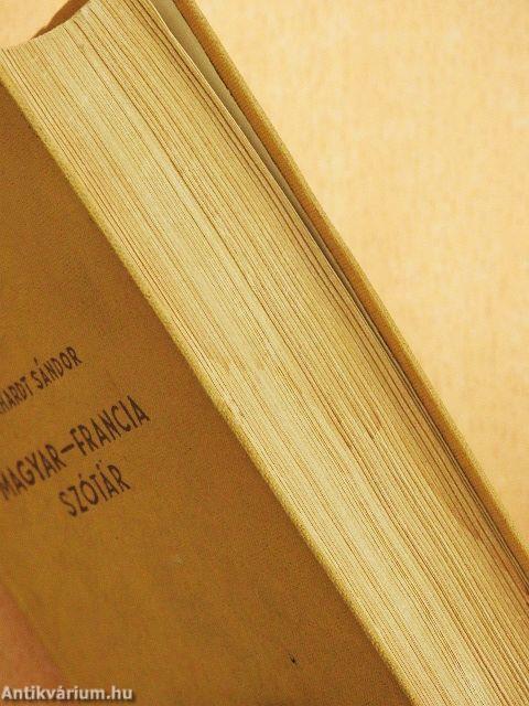 Magyar-francia szótár