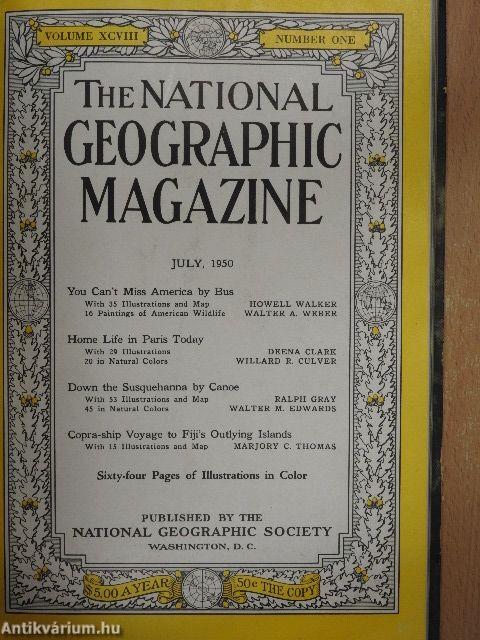 The National Geographic Magazine (vegyes számok) (5 db)