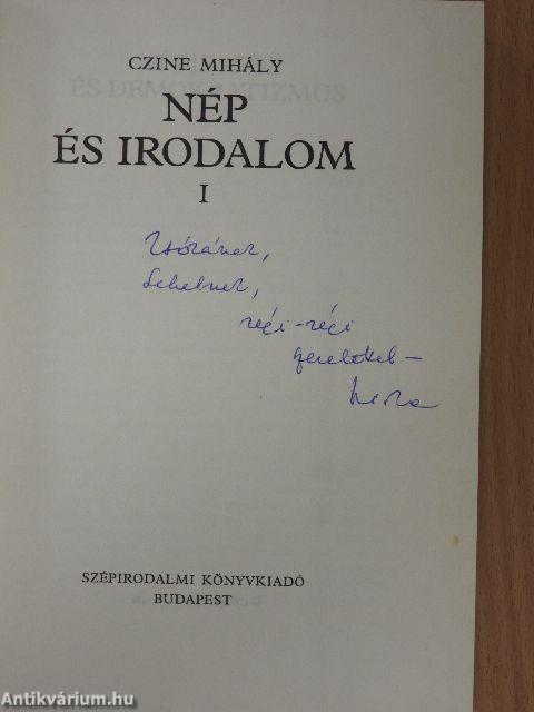 Nép és irodalom 1-2. (dedikált példány)
