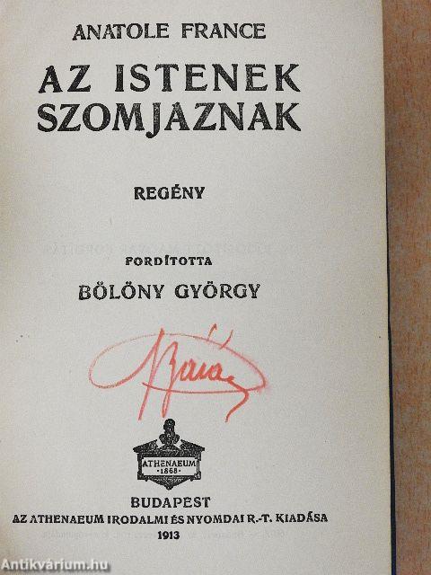 Az istenek szomjaznak
