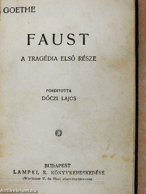 Faust I.
