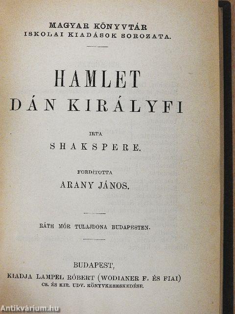 János király/Hamlet dán királyfi/A Szent-Iván-éji álom/Dandin György/A fösvény/A botcsinálta doktor