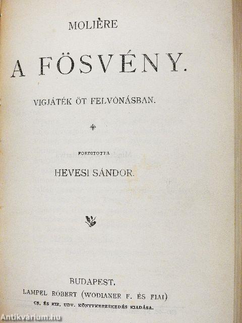János király/Hamlet dán királyfi/A Szent-Iván-éji álom/Dandin György/A fösvény/A botcsinálta doktor