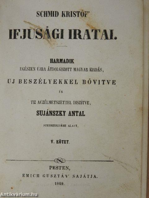Schmid Kristóf ifjusági iratai V.