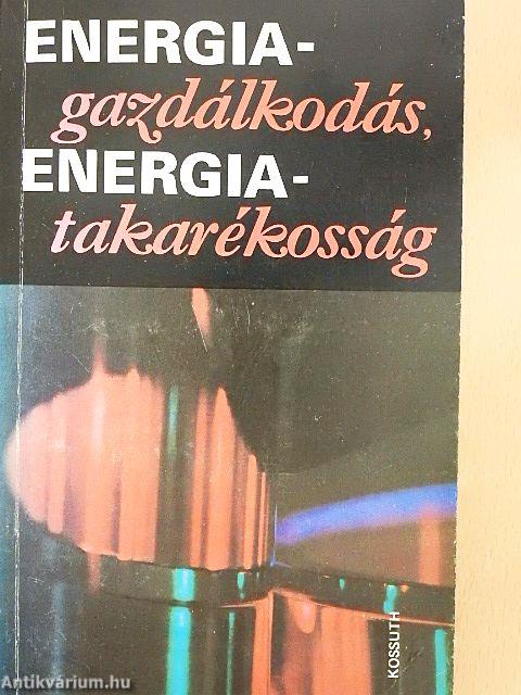 Energiagazdálkodás, energiatakarékosság