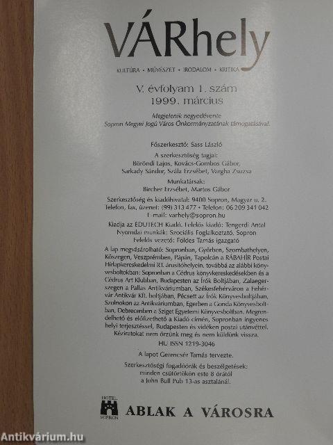 VÁRhely 1999. március