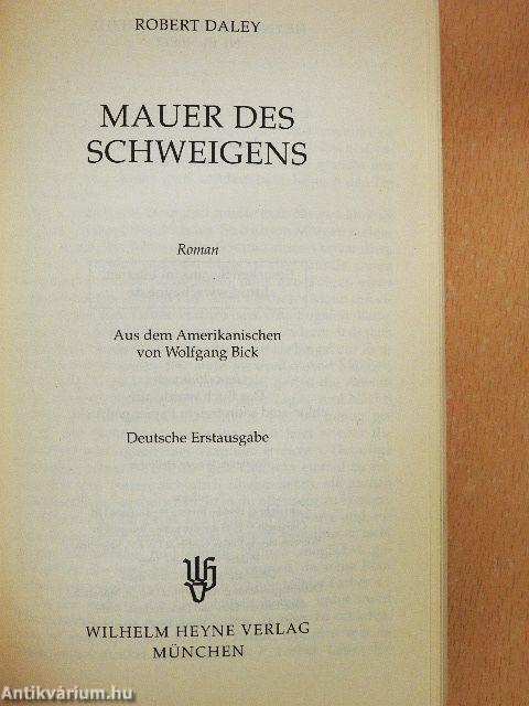 Mauer des Schweigens