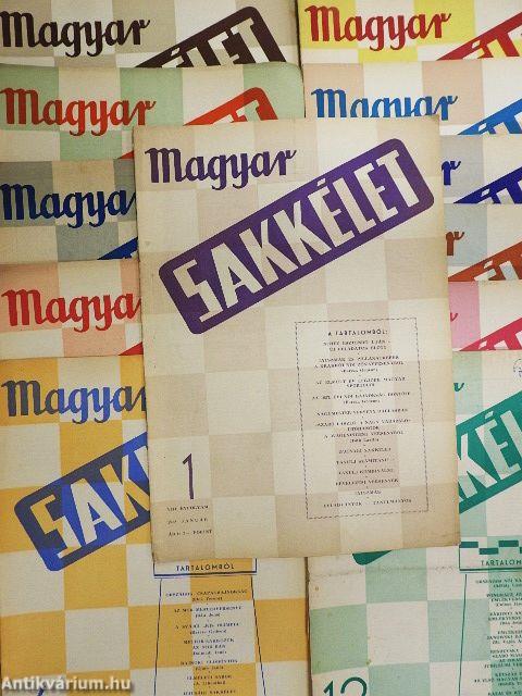 Magyar sakkélet 1958/1-12.