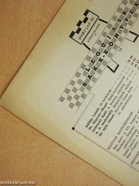 Magyar sakkélet 1958/1-12.