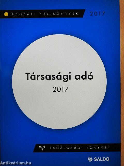 Társasági adó 2017